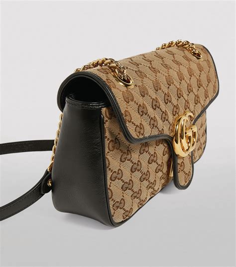 gucci marmont small shoulder bag white|gucci marmont bag small size.